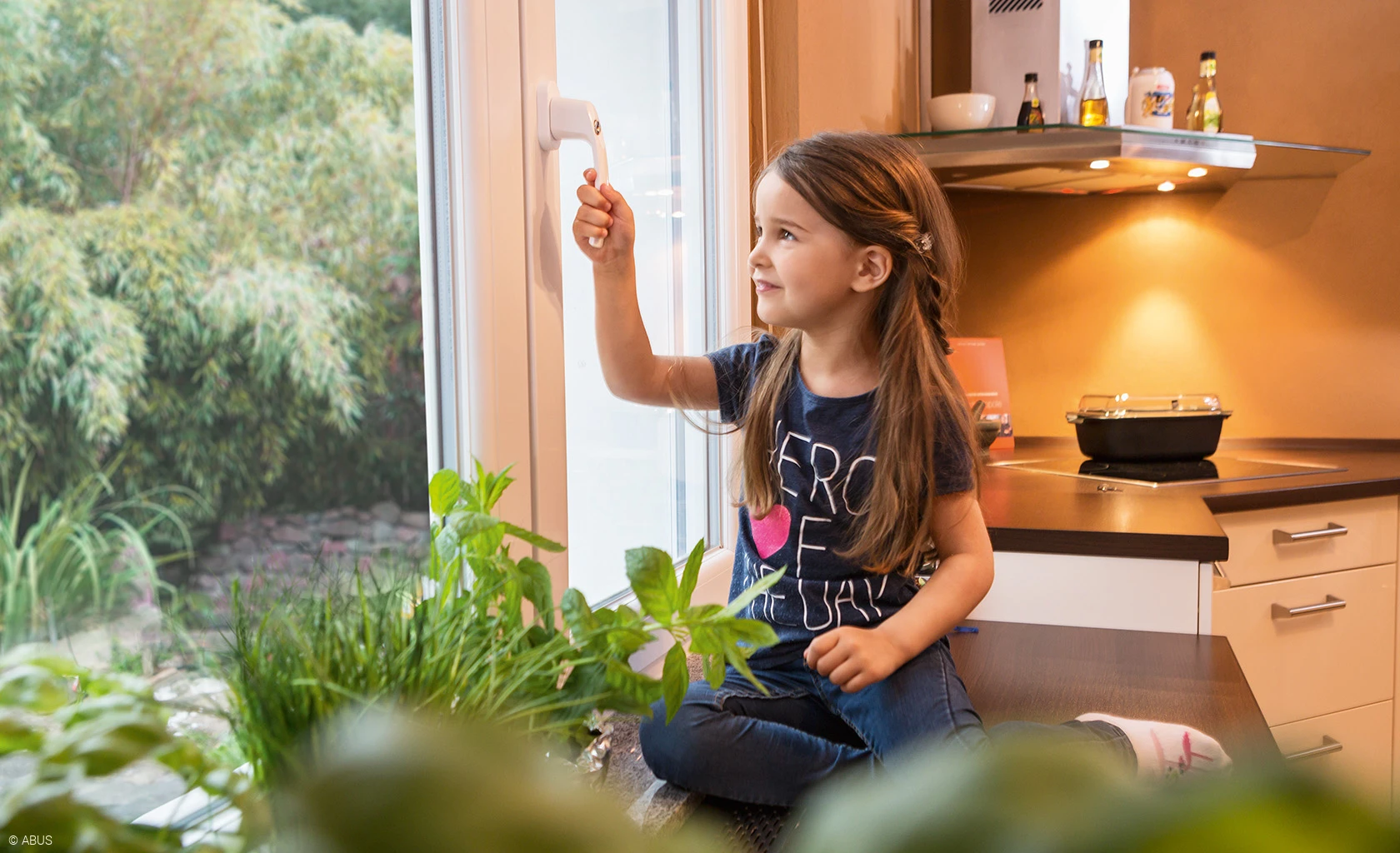 Abschliessbare Fenster für Kinder